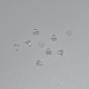 10 סוגרי סיליקון לעגילים